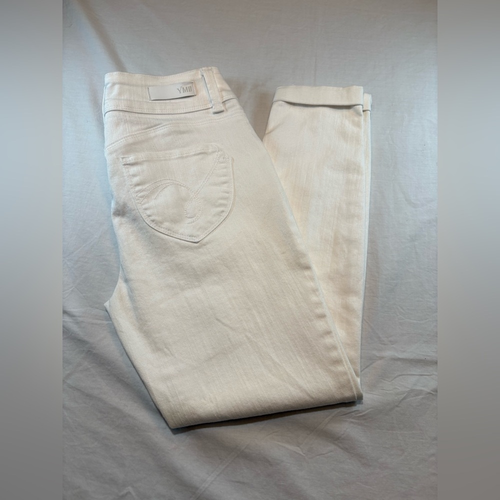 YMI Jeans White Stretch Skinny Fit Denim Women’s Juniors 7